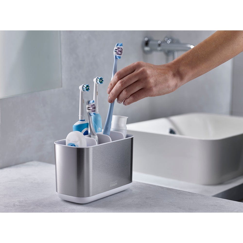 Joseph Joseph Easystore Steel Toothbrush CaddyLarge