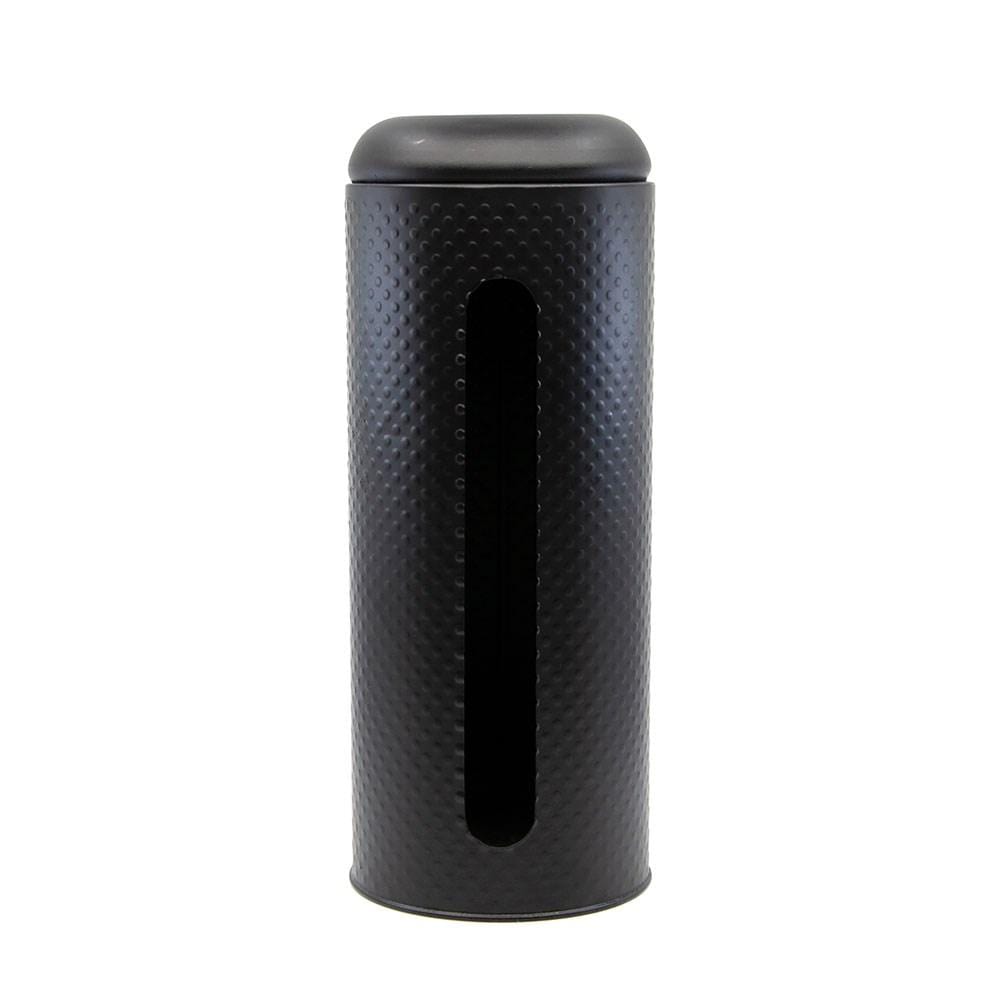 Salt & Pepper Spot Toilet Brush and Roll Holder Set