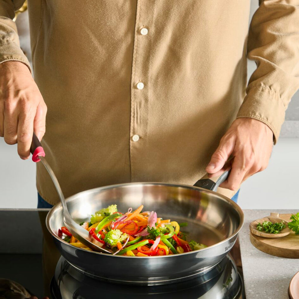 Tefal Emotion+ Induction Stainless Steel Uncoated 5 Piece Cookware Set