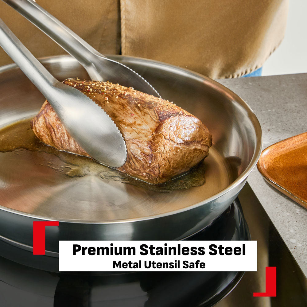Tefal Ingenio Emotion+ Induction Uncoated Stainless Steel 4 Piece Induction Pot Set