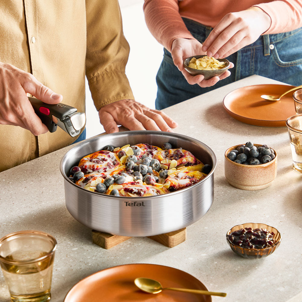 Tefal Ingenio Emotion+ Induction Uncoated Stainless Steel 4 Piece Induction Pot Set