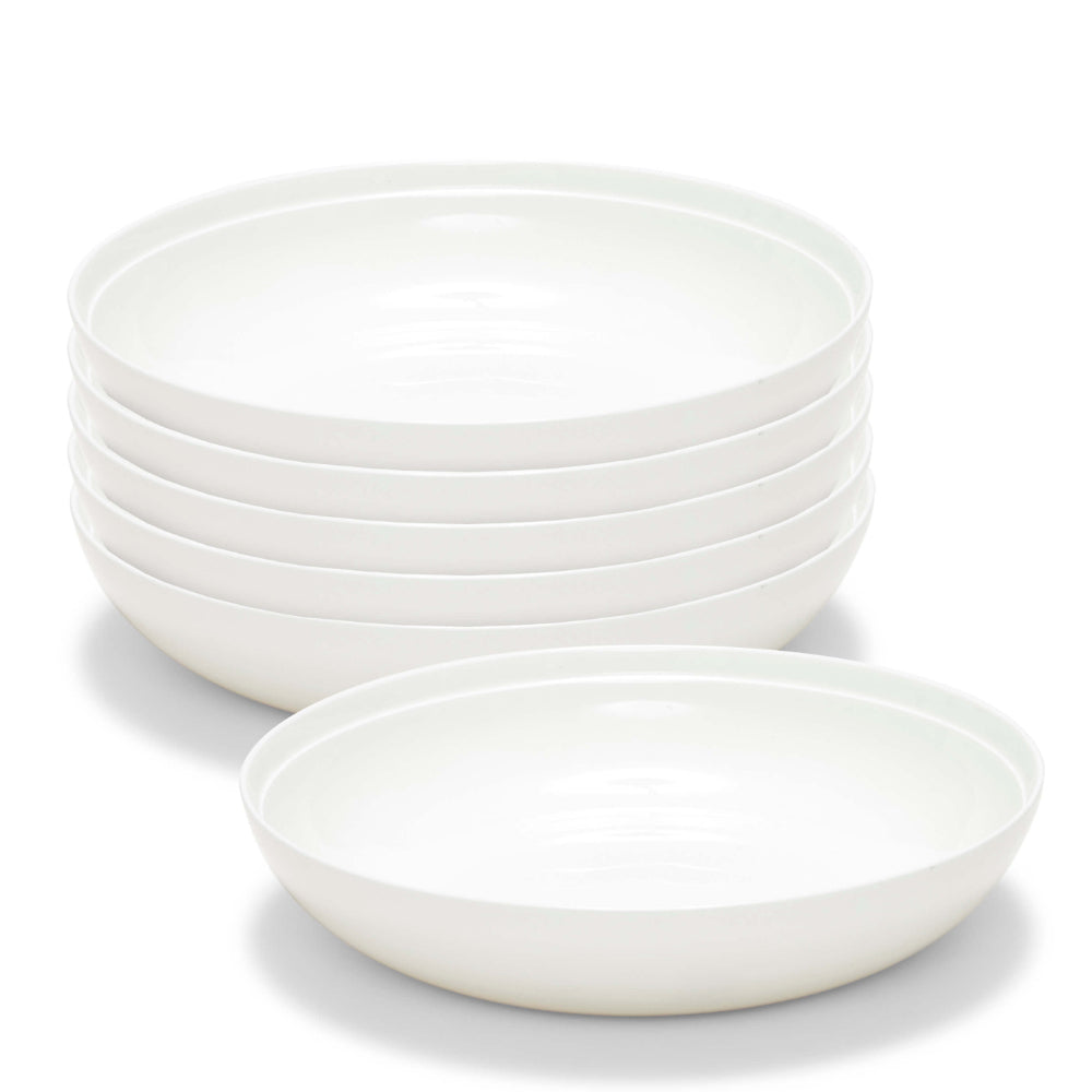 Salt & Pepper Edge Pasta Bowls 22.5 x 5cm - Set of 6