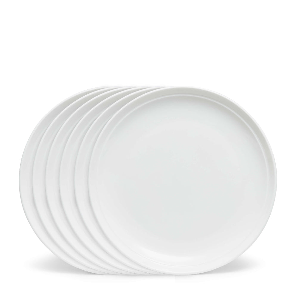 Salt & Pepper Edge Side Plates 20cm - Set of 6
