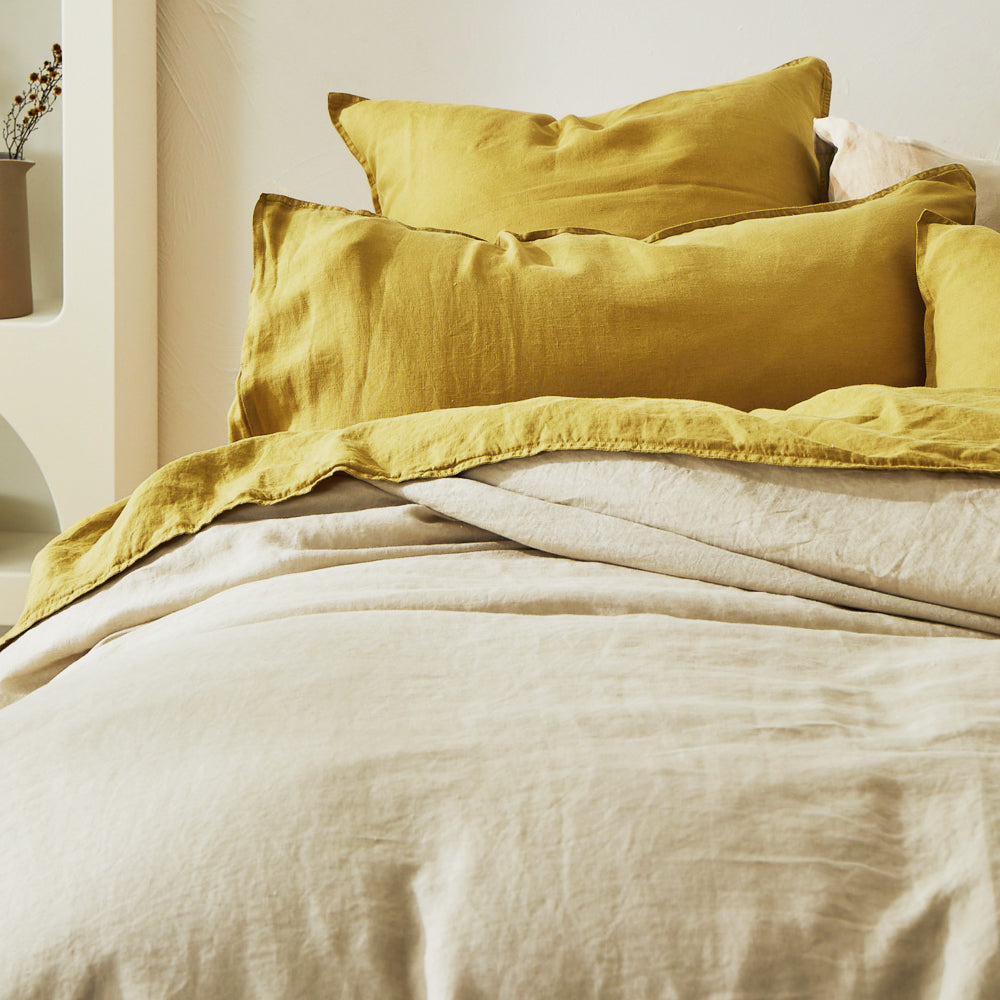 MyHouse Pure European Linen Quilt Cover