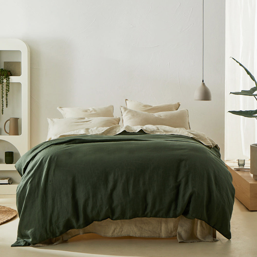 MyHouse Pure European Linen Quilt Cover