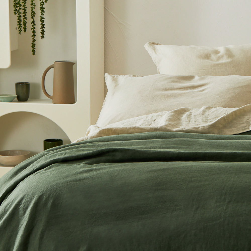 MyHouse Pure European Linen Quilt Cover