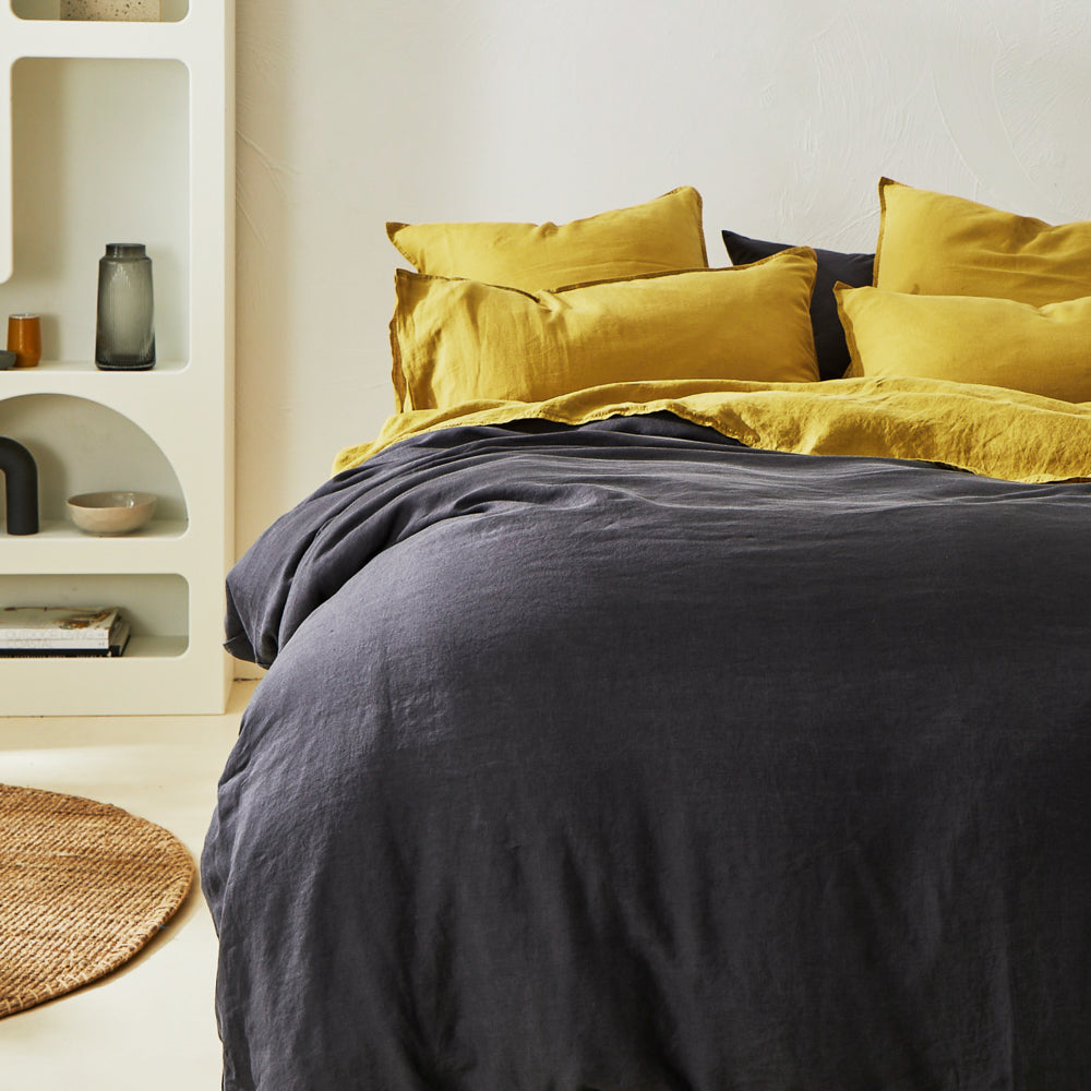 MyHouse Pure European Linen Quilt Cover