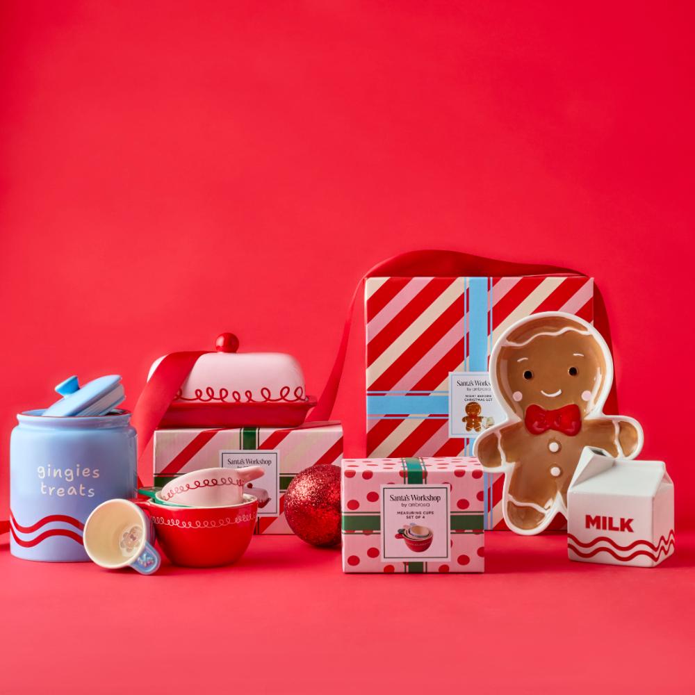 Ambrosia Santas Workshop Butter Dish