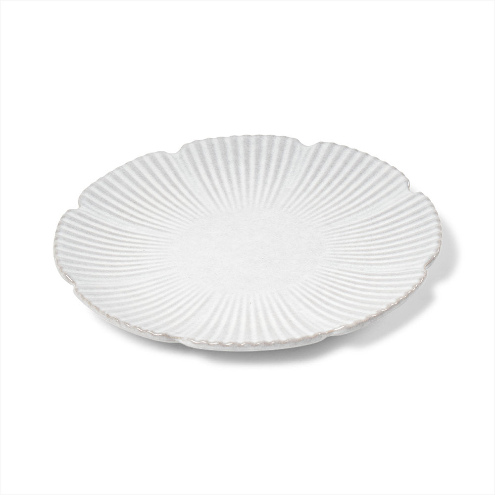 Salt & Pepper Hostess Flower Plate 20cm - Set of 6