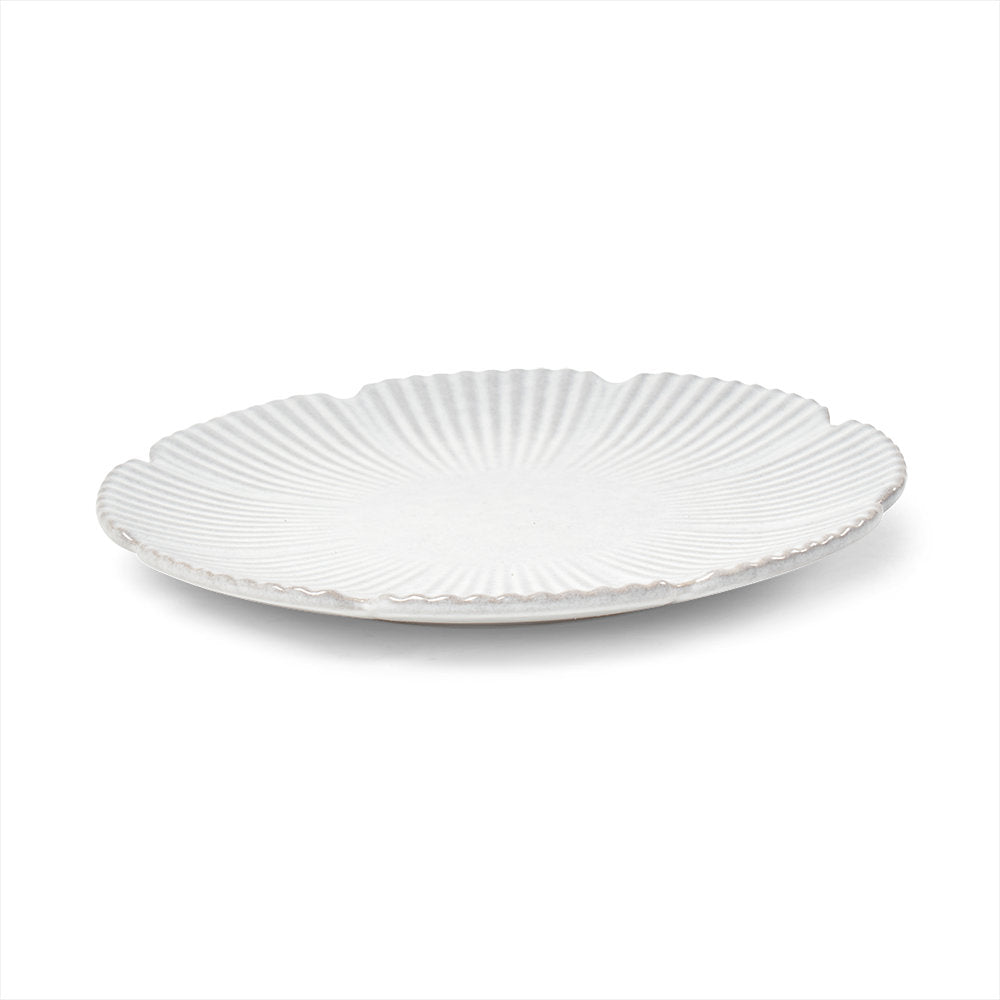 Salt & Pepper Hostess Flower Plate 20cm - Set of 6