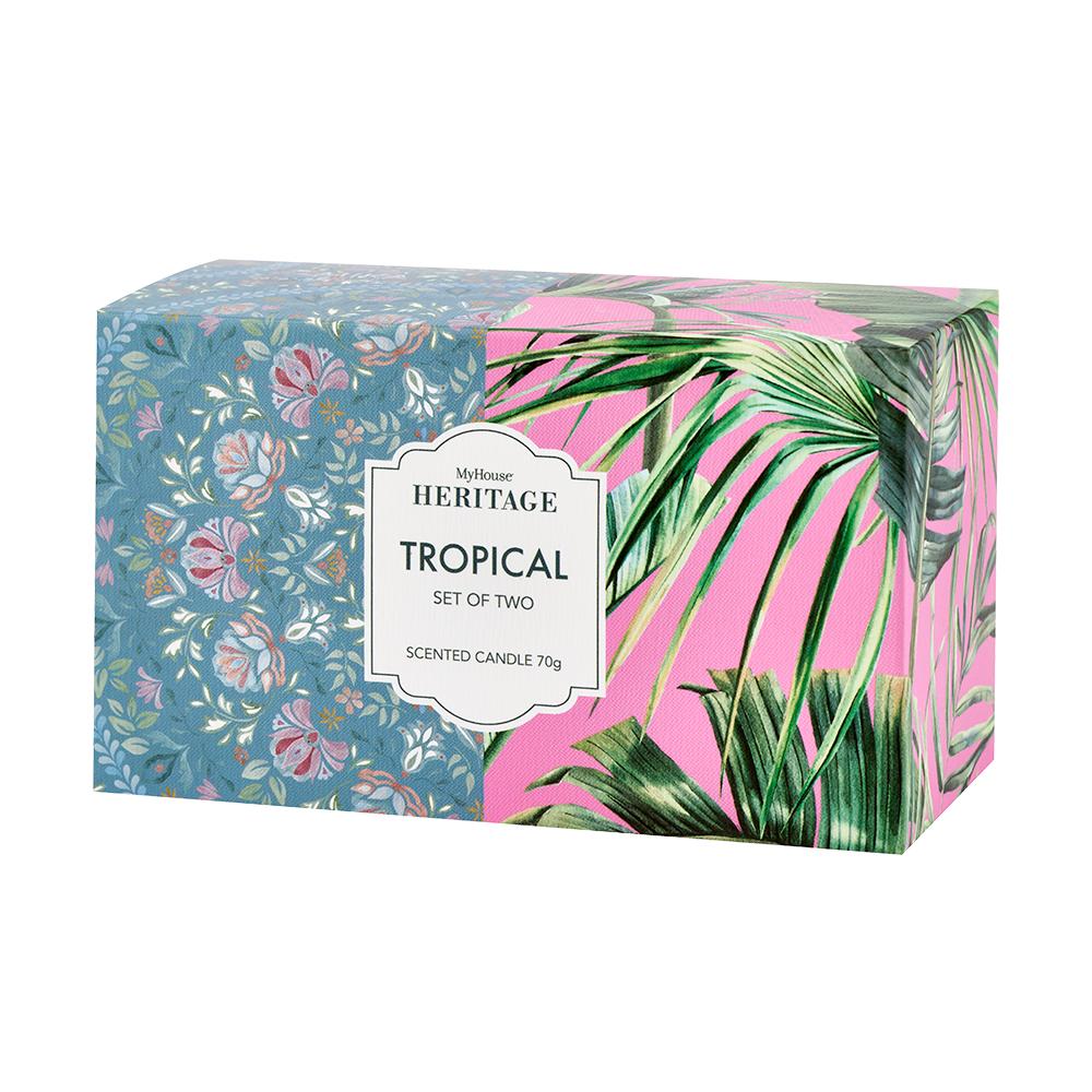 MyHouse Set of 2 Heritage Candles