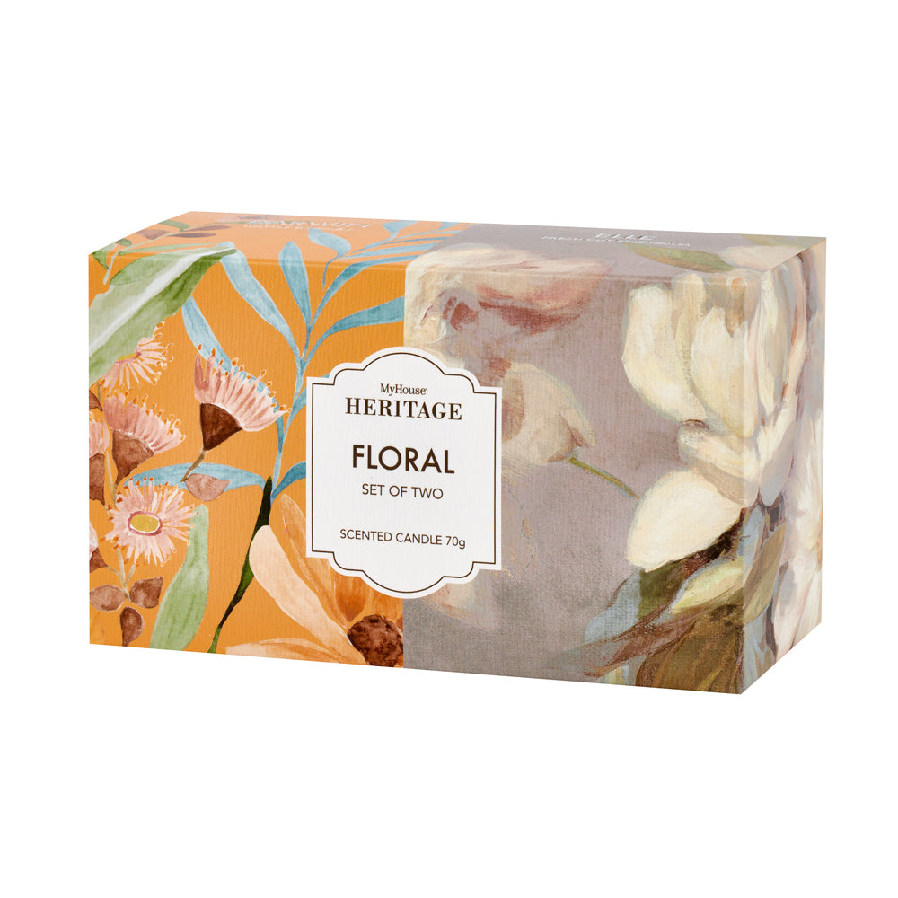 MyHouse Set of 2 Heritage Candles