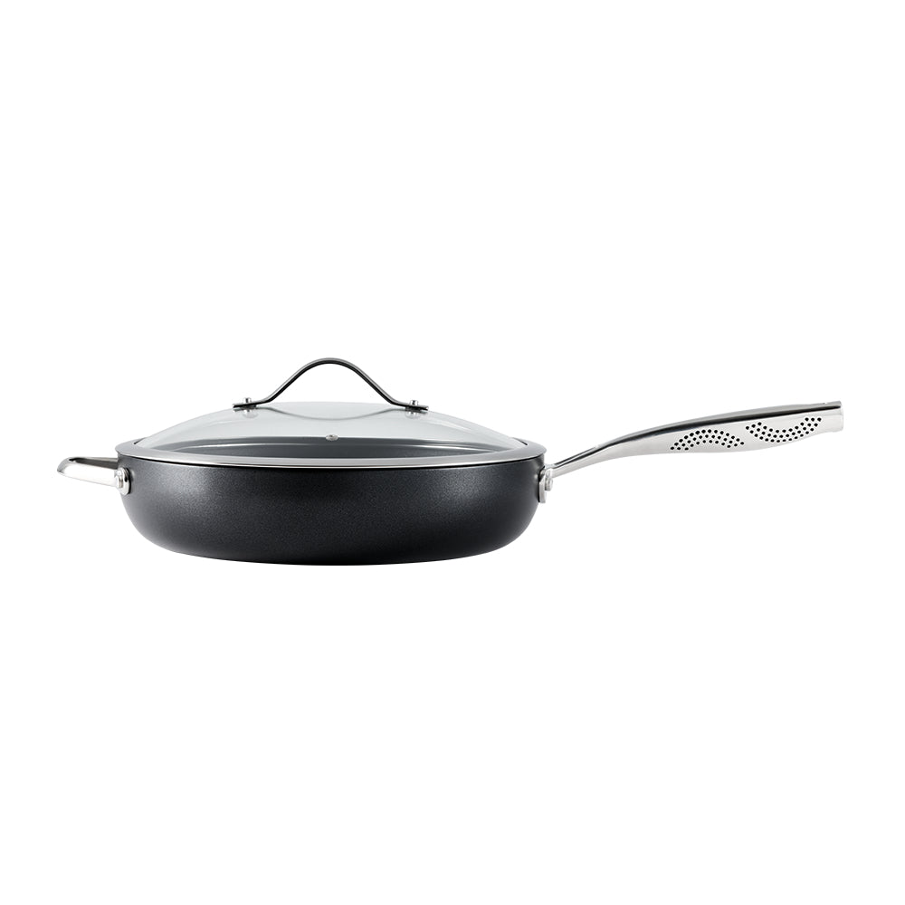 Baccarat iD3 Hard Anodised Saute Pan With Lid 30cm