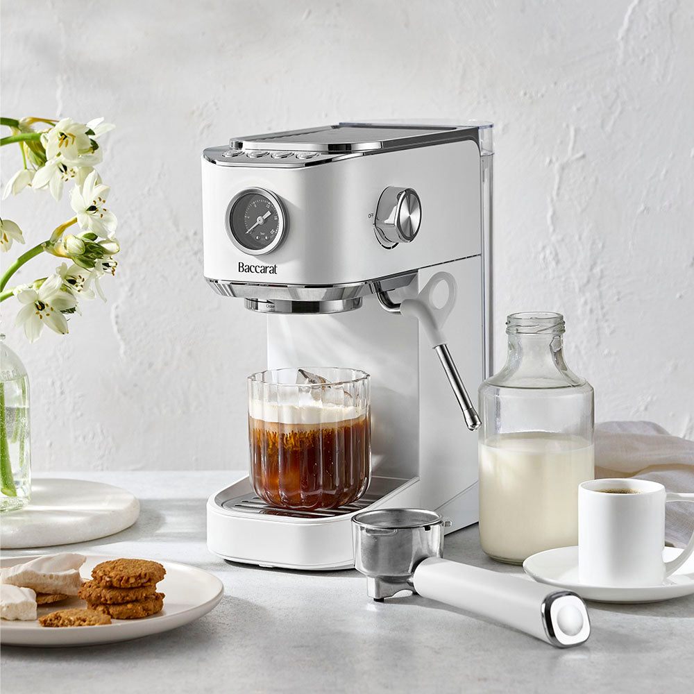Baccarat The Espresso Pro Coffee Machine White