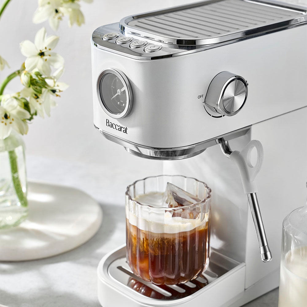 Baccarat The Espresso Pro Coffee Machine White
