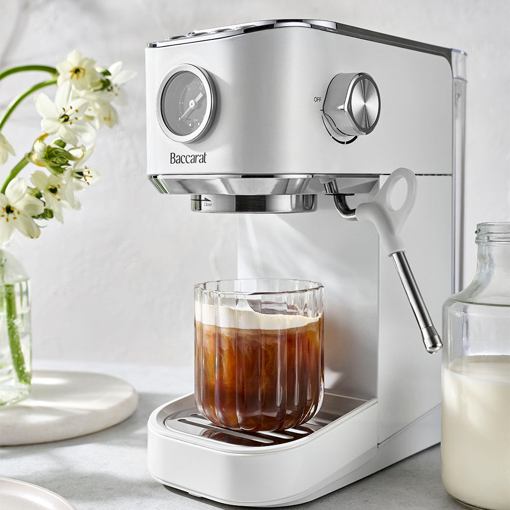 Baccarat The Espresso Pro Coffee Machine White