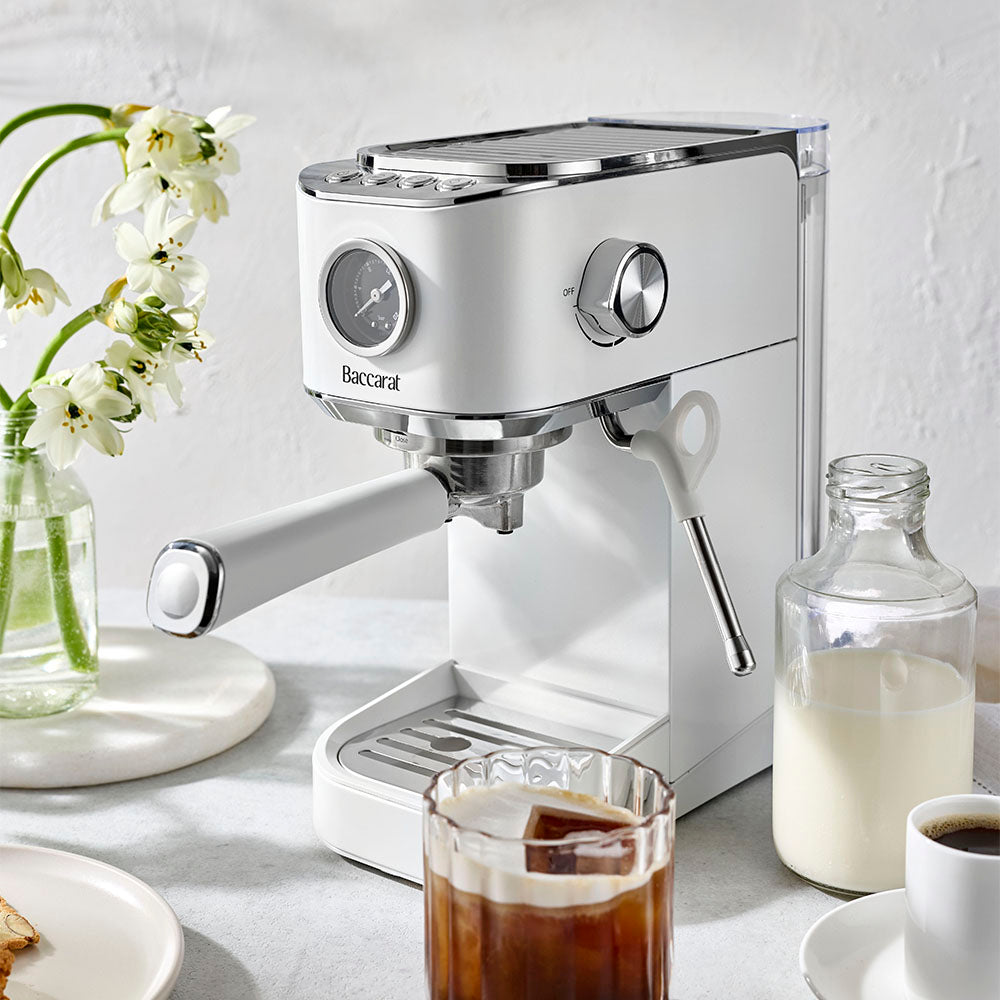 Baccarat The Espresso Pro Coffee Machine White
