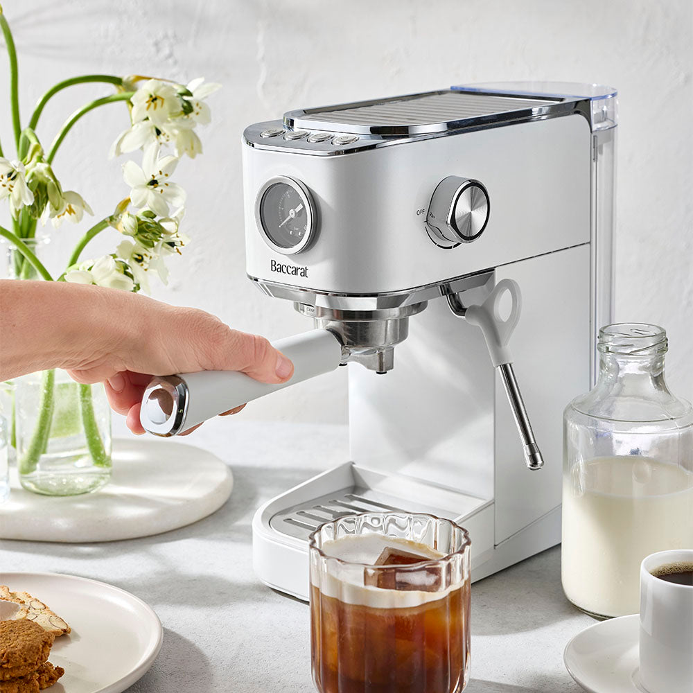 Baccarat The Espresso Pro Coffee Machine White