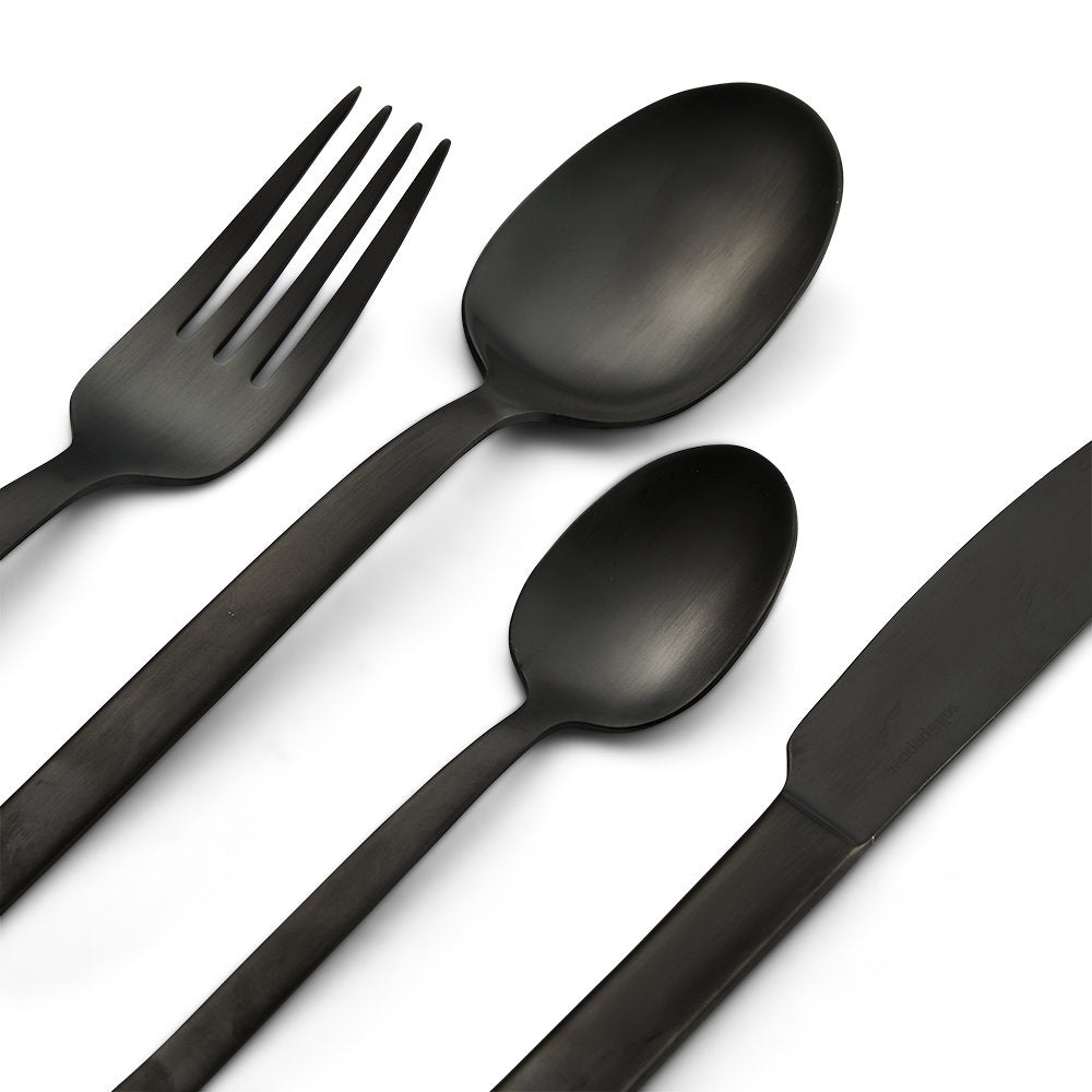 Salt & Pepper Monaco Cutlery Set - 16 Piece