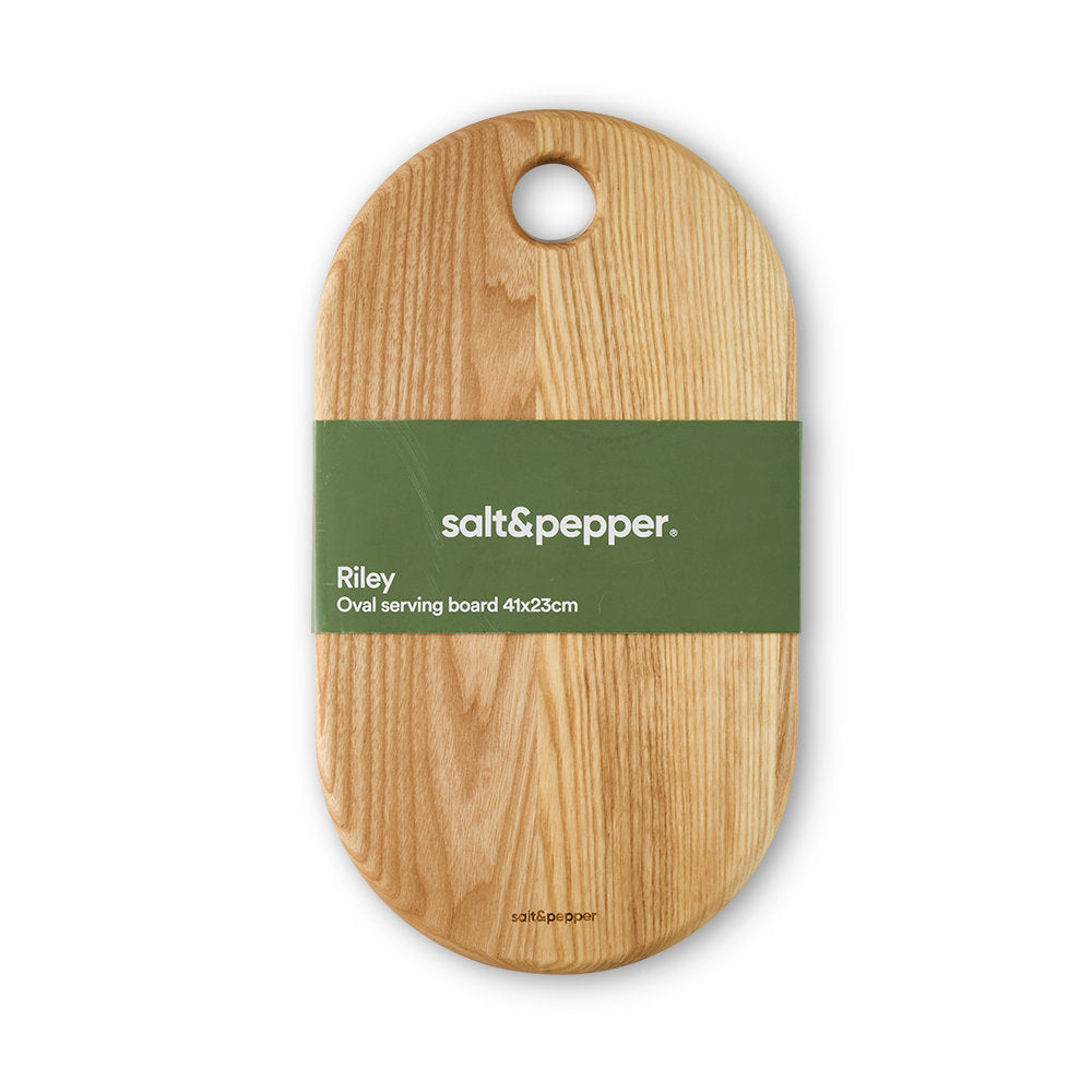 Salt & Pepper Riley Oval Serving Board