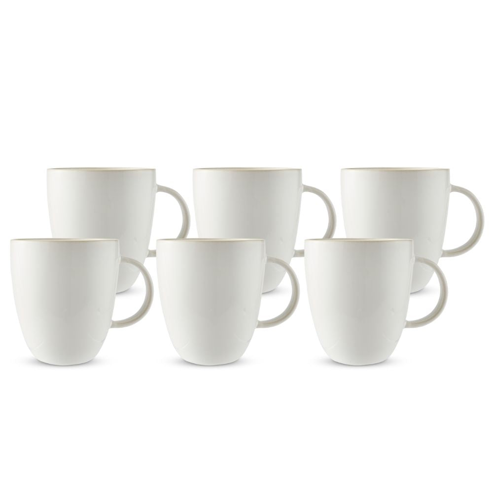 Salt & Pepper Riley Mug 350mL - Set of 6