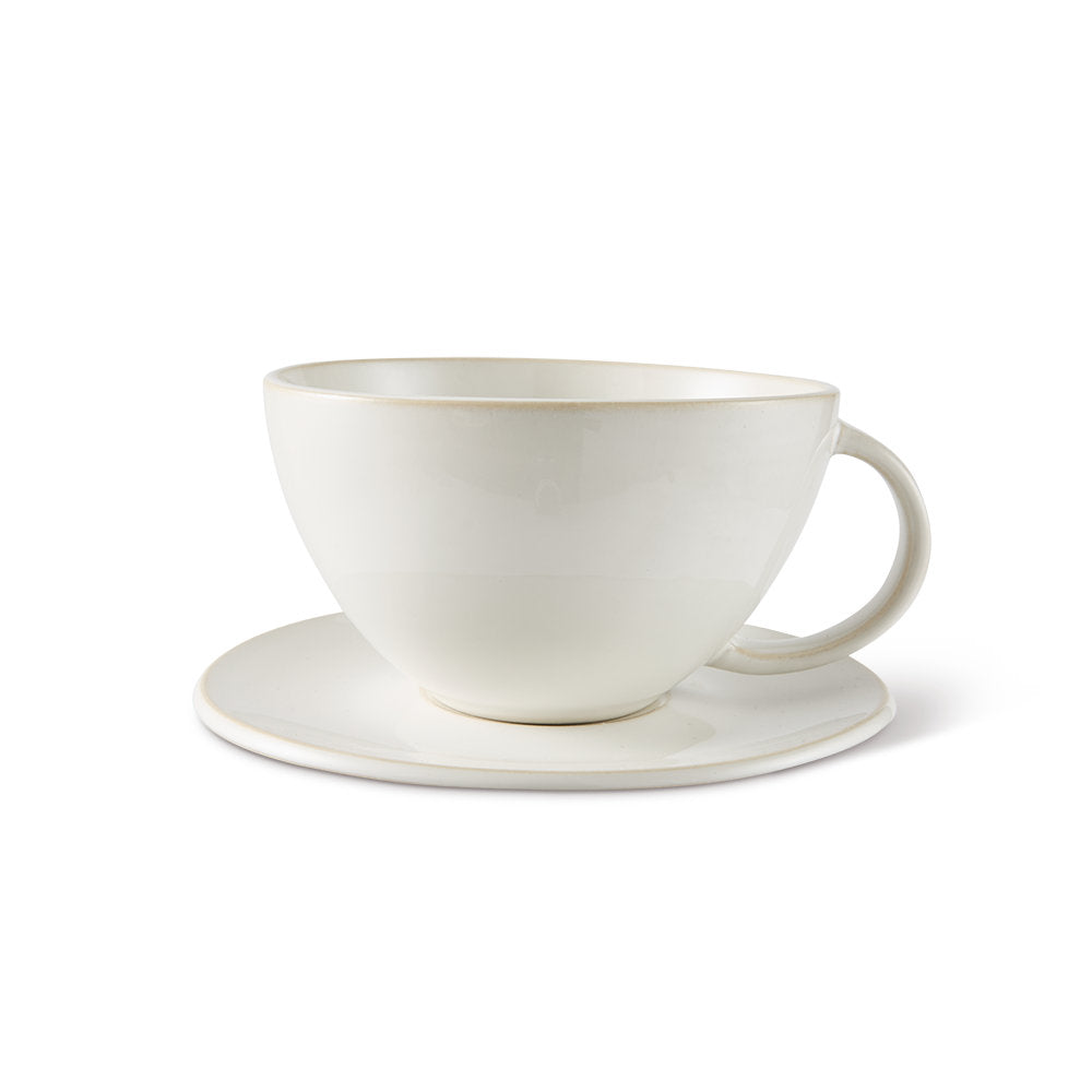 Salt & Pepper Riley Teacup & Saucer 360mL