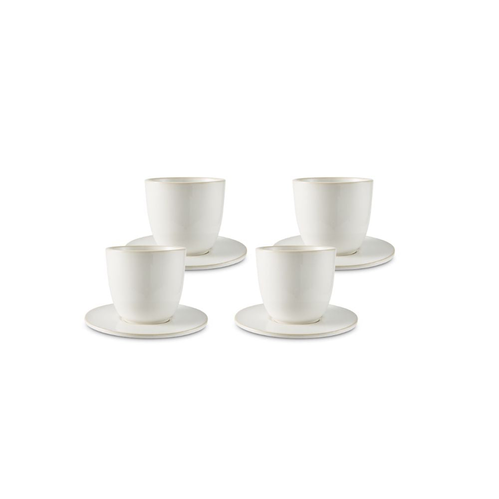 Salt & Pepper Riley Espresso Cups & Saucers 150mL - Set of 4