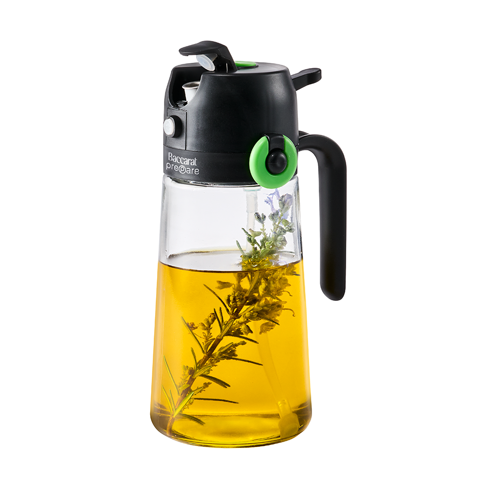 Baccarat Prepare 2 In 1 Oil Bottle Black