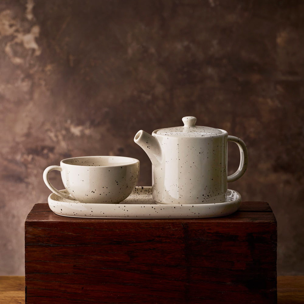 Alex Liddy Verv 3 Piece Teapot Set Speckle