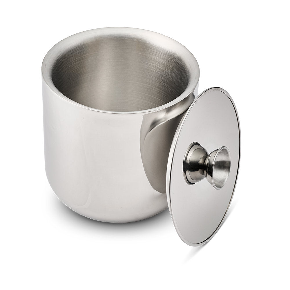 Salt & Pepper Lume Ice Bucket with Tongs