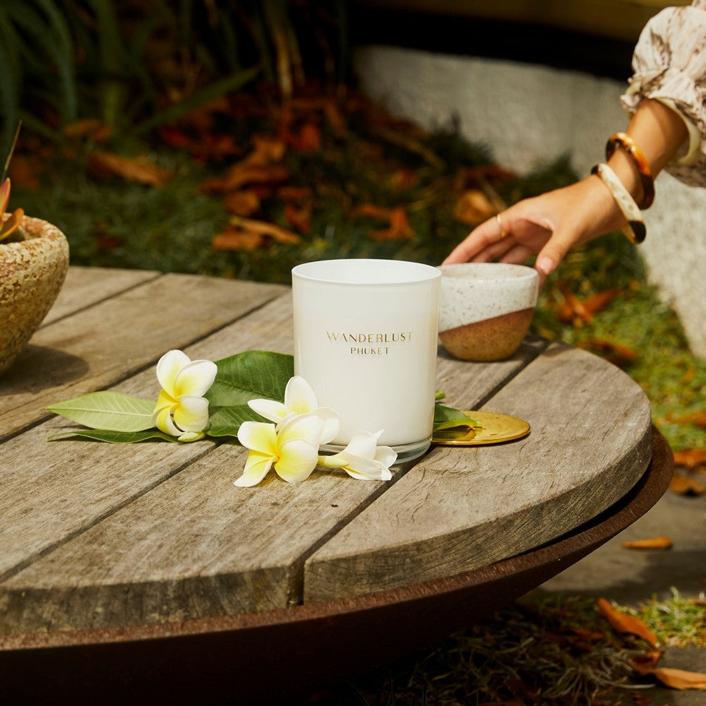 Salt & Pepper Wanderlust Candle with Lid 425g