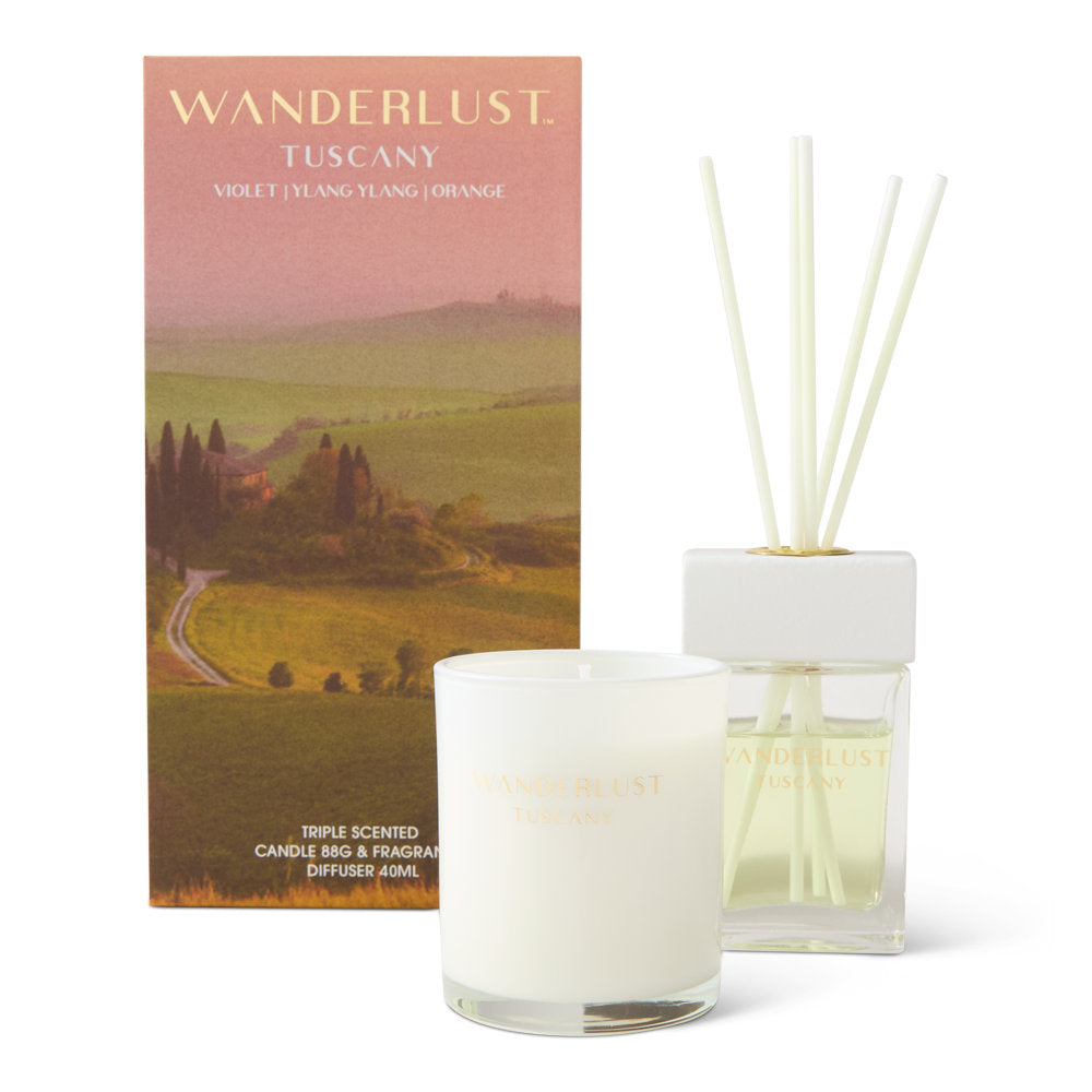 Salt & Pepper Wanderlust Diffuser & Candle Gift Pack