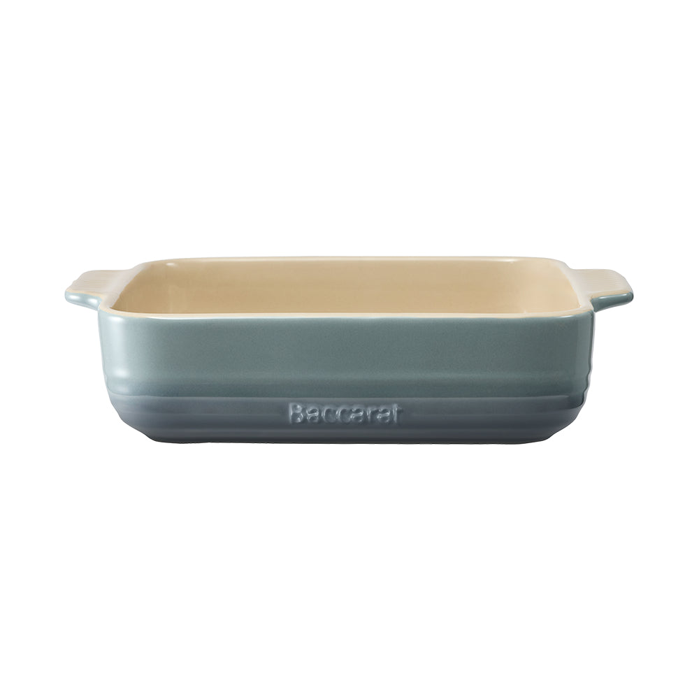 Baccarat Le Connoisseur Stoneware Square Baking Dish 24cm Mist