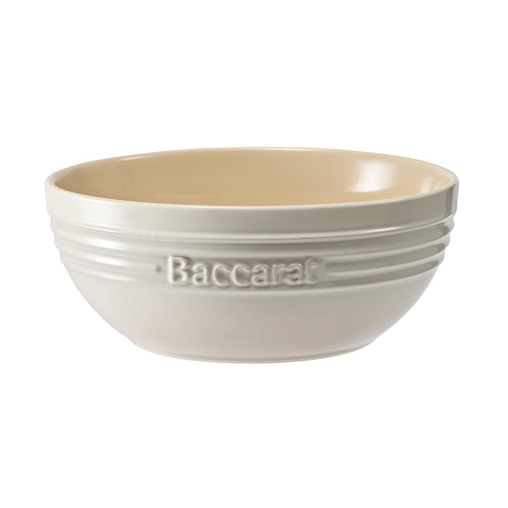 Baccarat Le Connoisseur Set of 3 Mixing Bowls Cream
