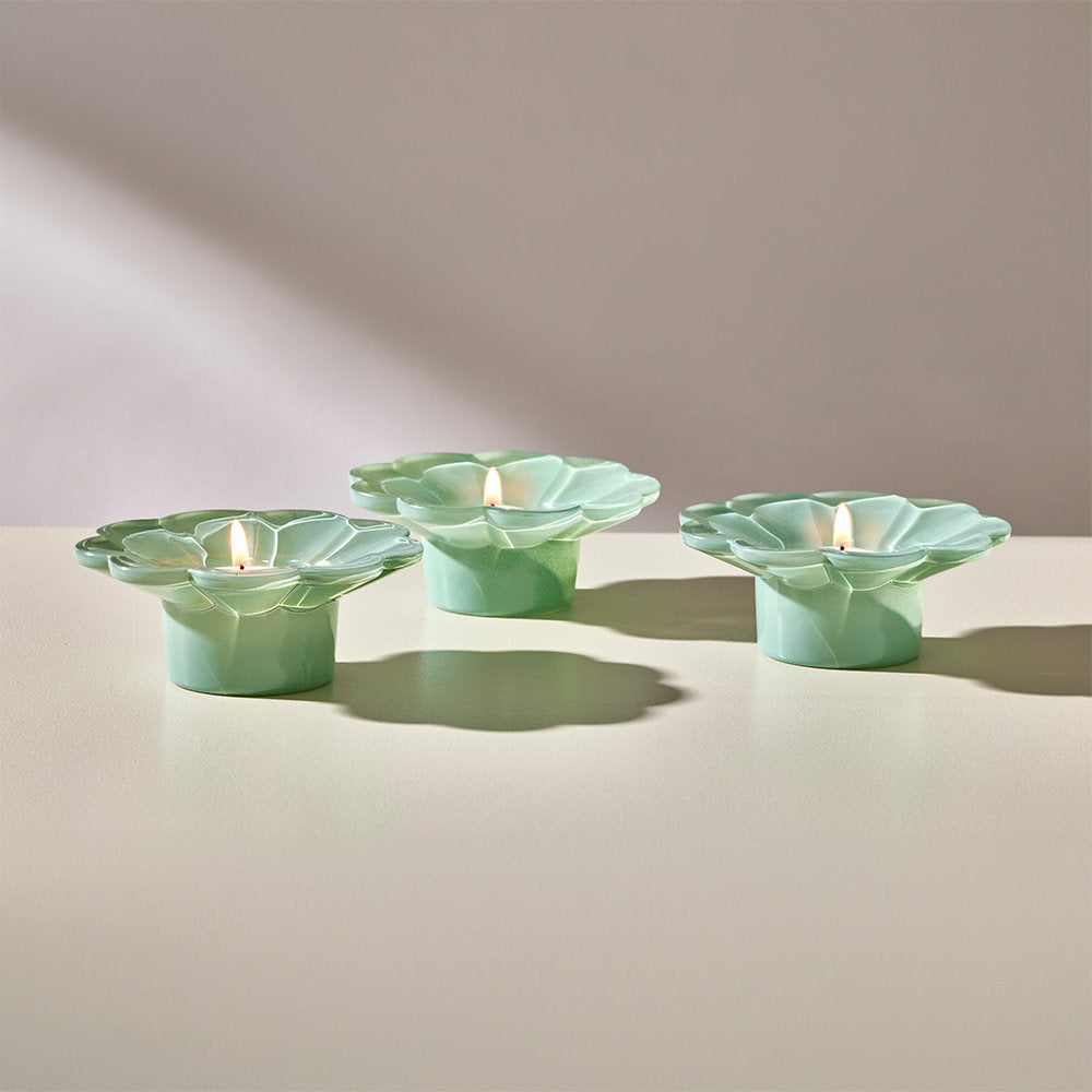 Salt & Pepper Leif Candle Holder Set of 3