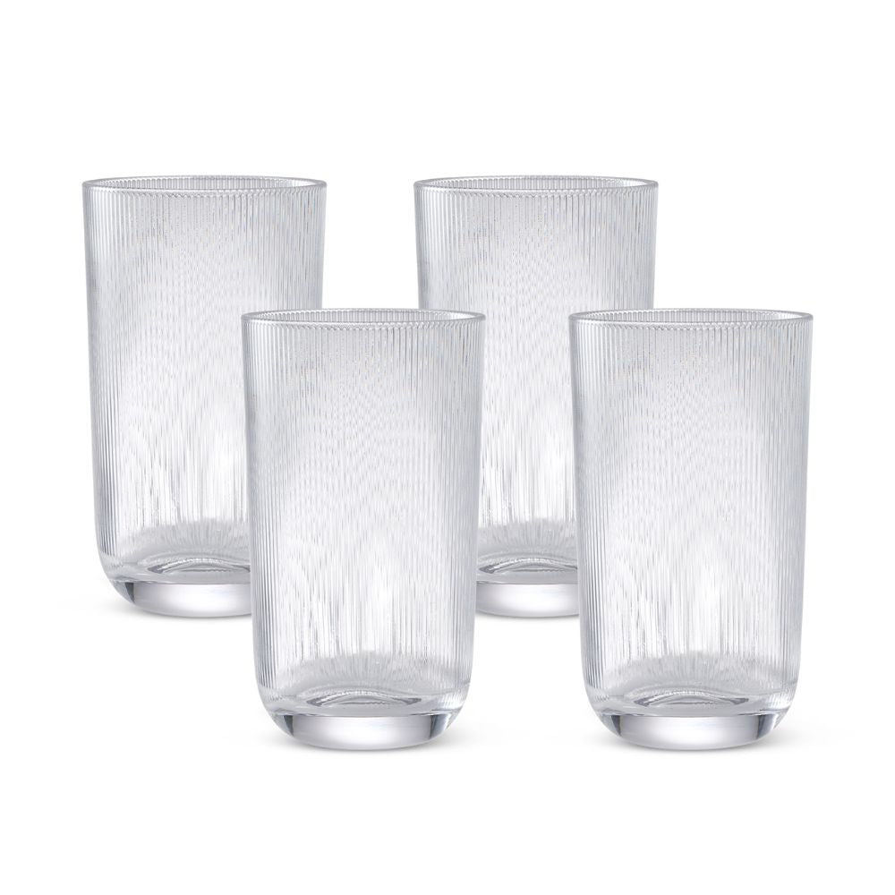 Salt & Pepper Koa Highball Glasses 485ml Set of 4