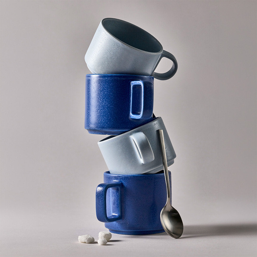 Salt & Pepper Lane Stackable Mugs Set of 4
