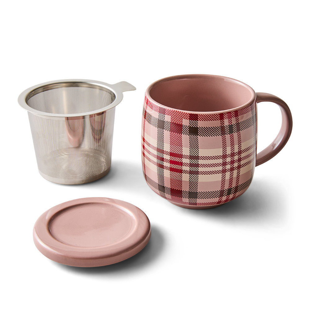 Salt & Pepper Kit Mug with Strainer and Lid 420ml