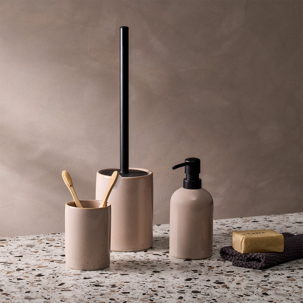 Salt & Pepper Tide 3 Piece Bathroom Set