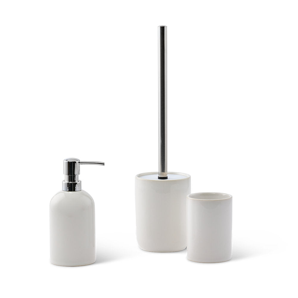 Salt & Pepper Tide 3 Piece Bathroom Set