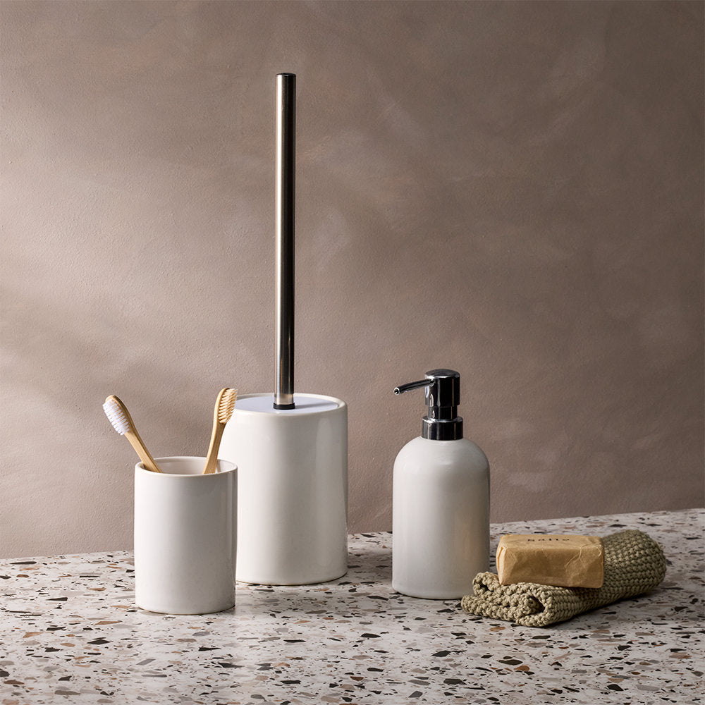 Salt & Pepper Tide 3 Piece Bathroom Set