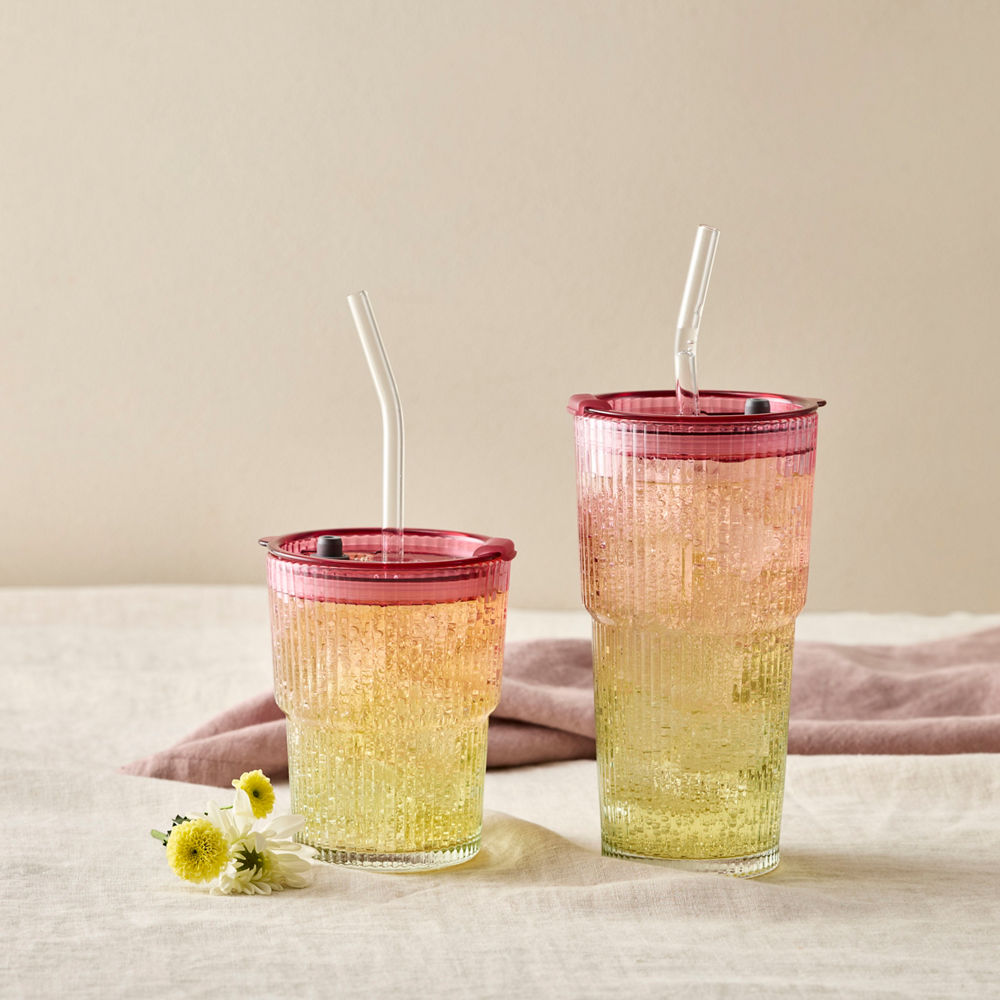 Alex Liddy Maisie Set of 2 Ribbed Glasses