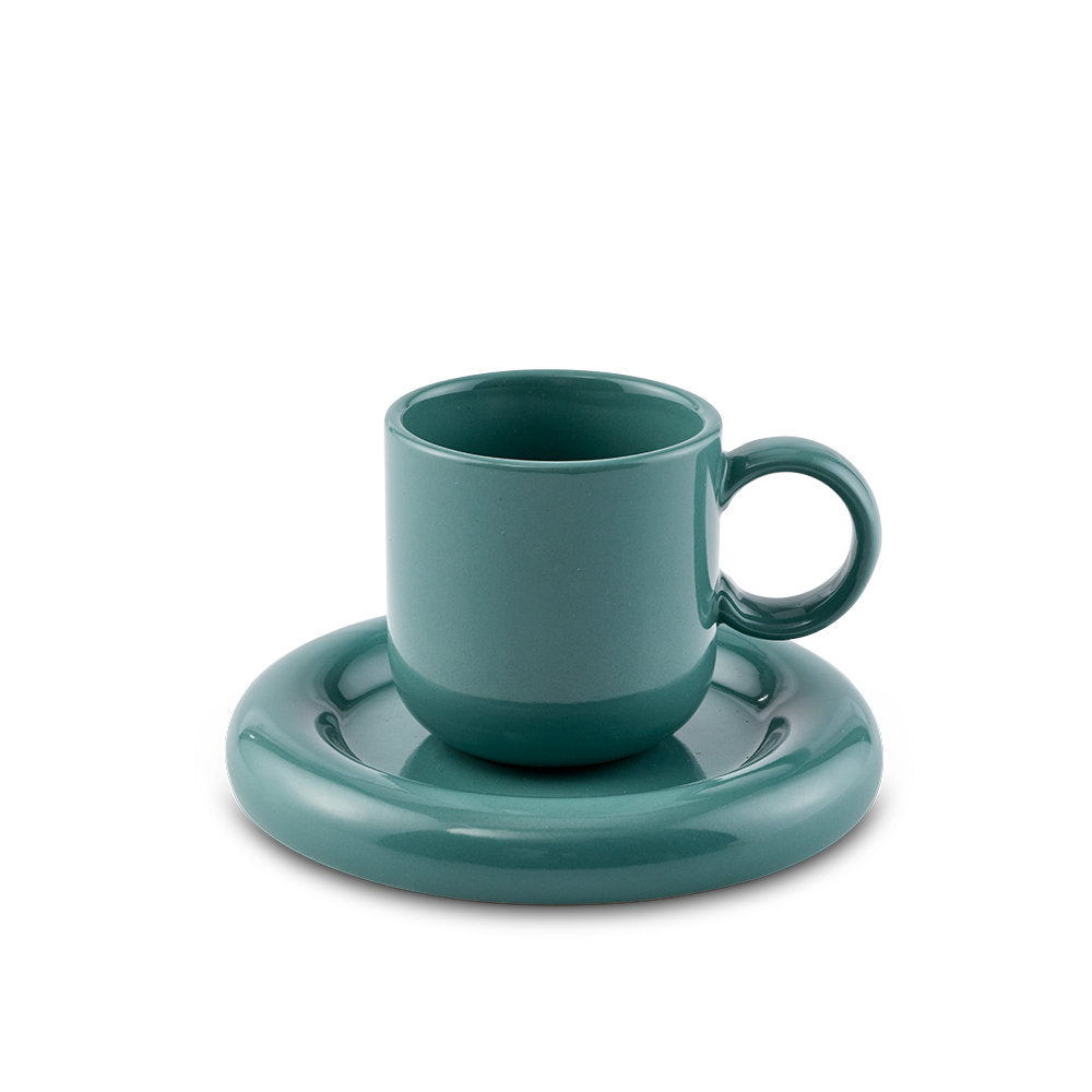 Salt & Pepper Finn Espresso Cup & Saucer 100ml Set of 2