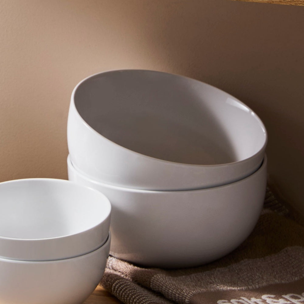 Salt & Pepper Coupe Noodle Bowl 20cm Set of 6