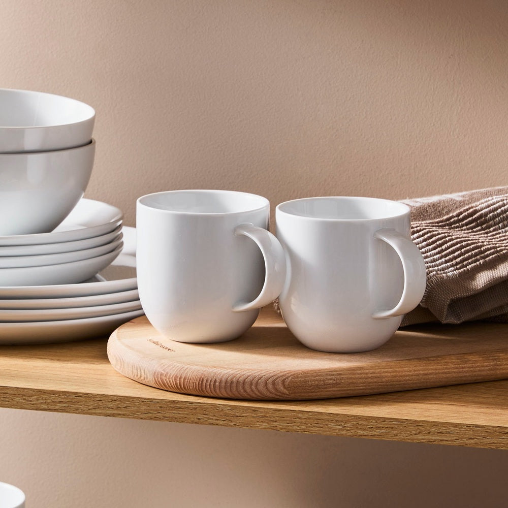 Salt & Pepper Coupe Mug 380ml Set of 4