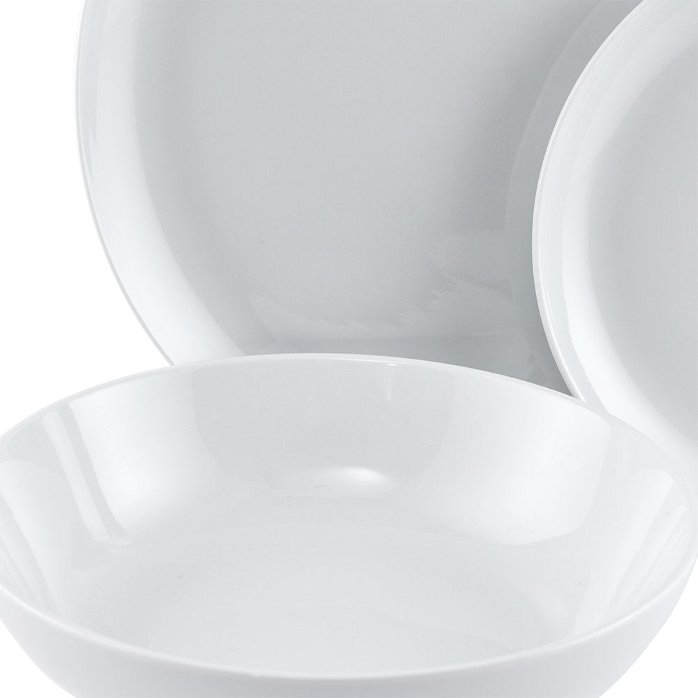 Salt & Pepper Coupe 12 Piece Dinner Set