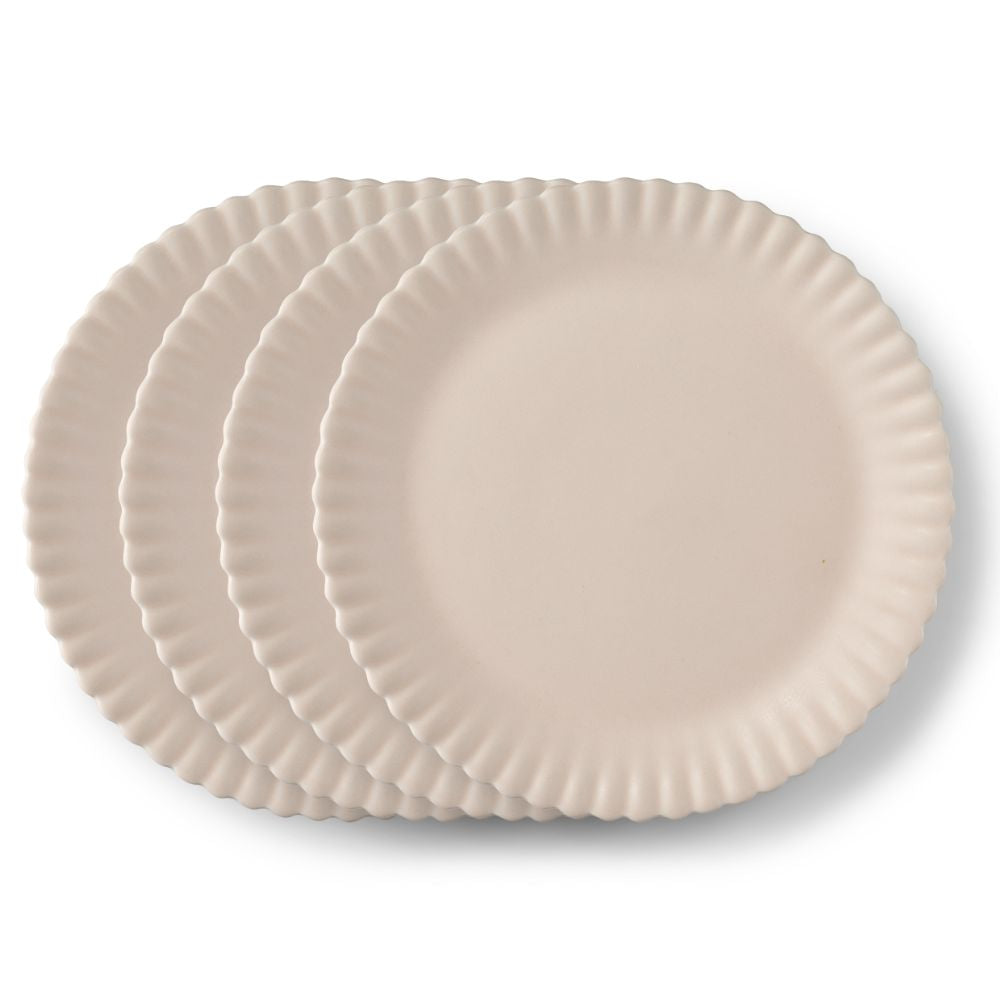 Salt & Pepper Leif Dinner Plate Set of 4 Organza 27cm