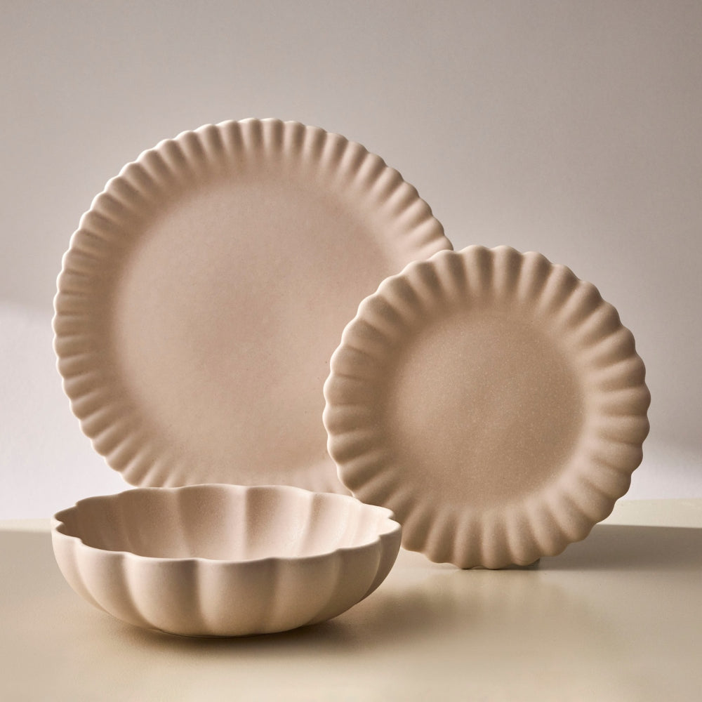 Salt & Pepper Leif 12 Piece Dinner Set Organza