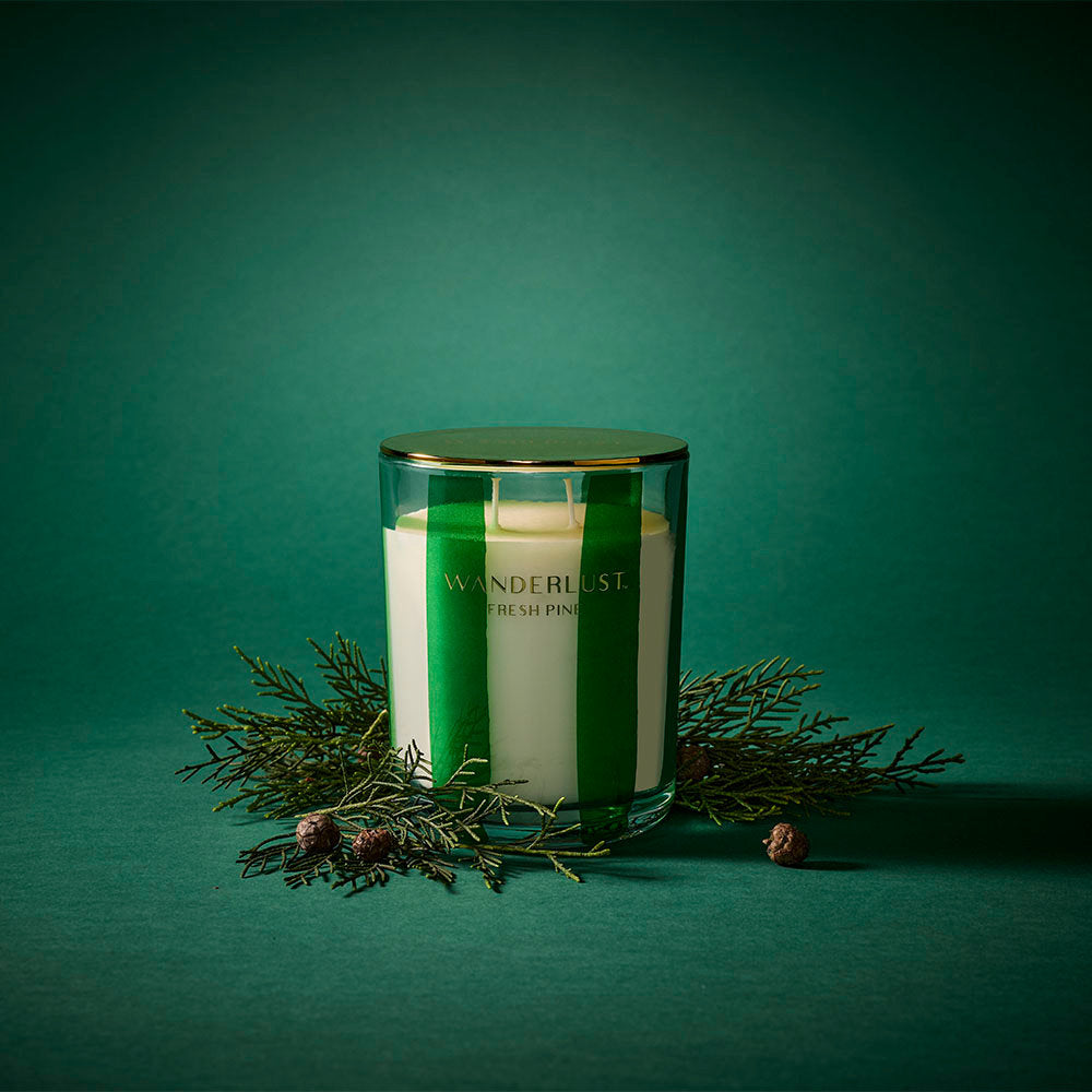 Wanderlust Limited Edition Christmas Candle With Lid 425g