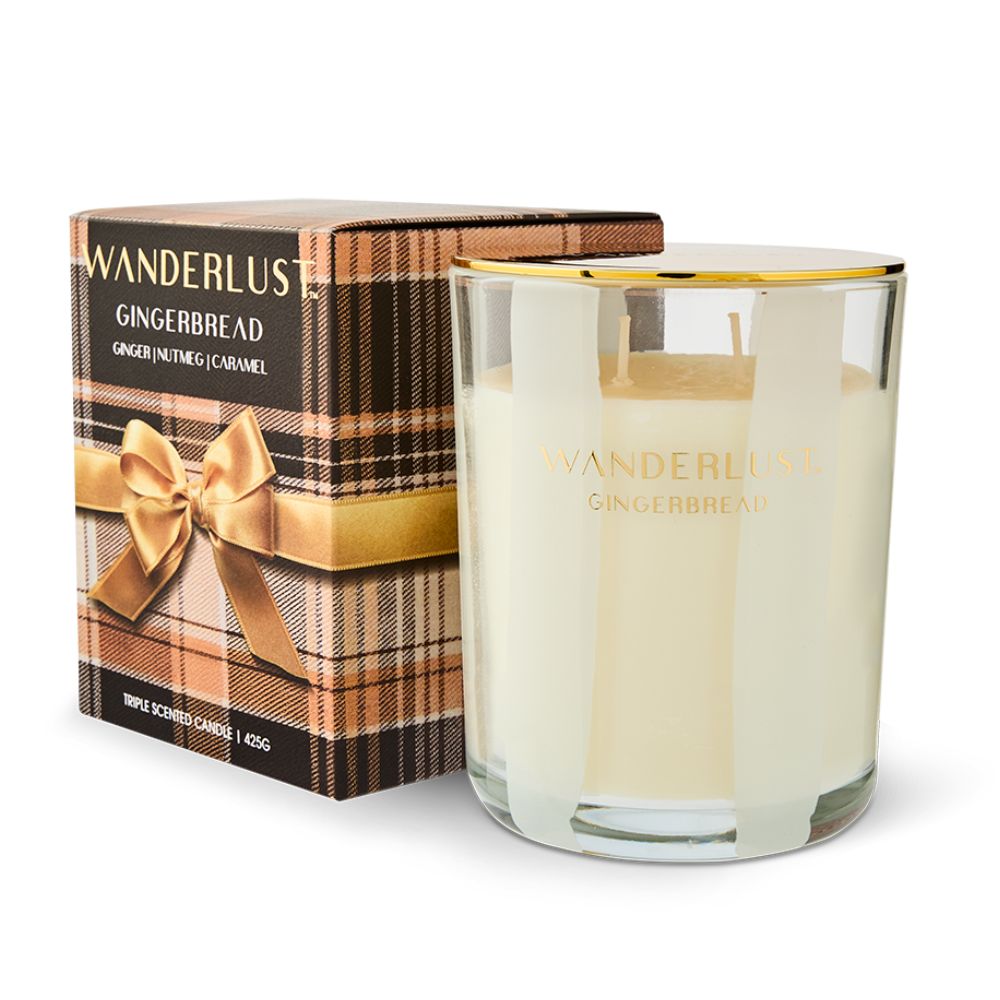 Wanderlust Limited Edition Christmas Candle With Lid 425g